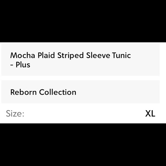 🛍NWT🛍 WOMEN’S Striped Sleeve Tunic - Plus XL❣️ - Picture 3 of 3